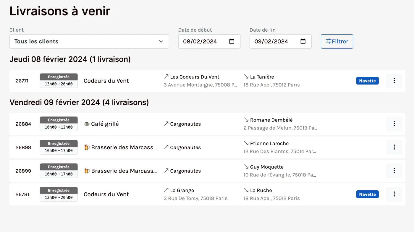 Centralize all your deliveries